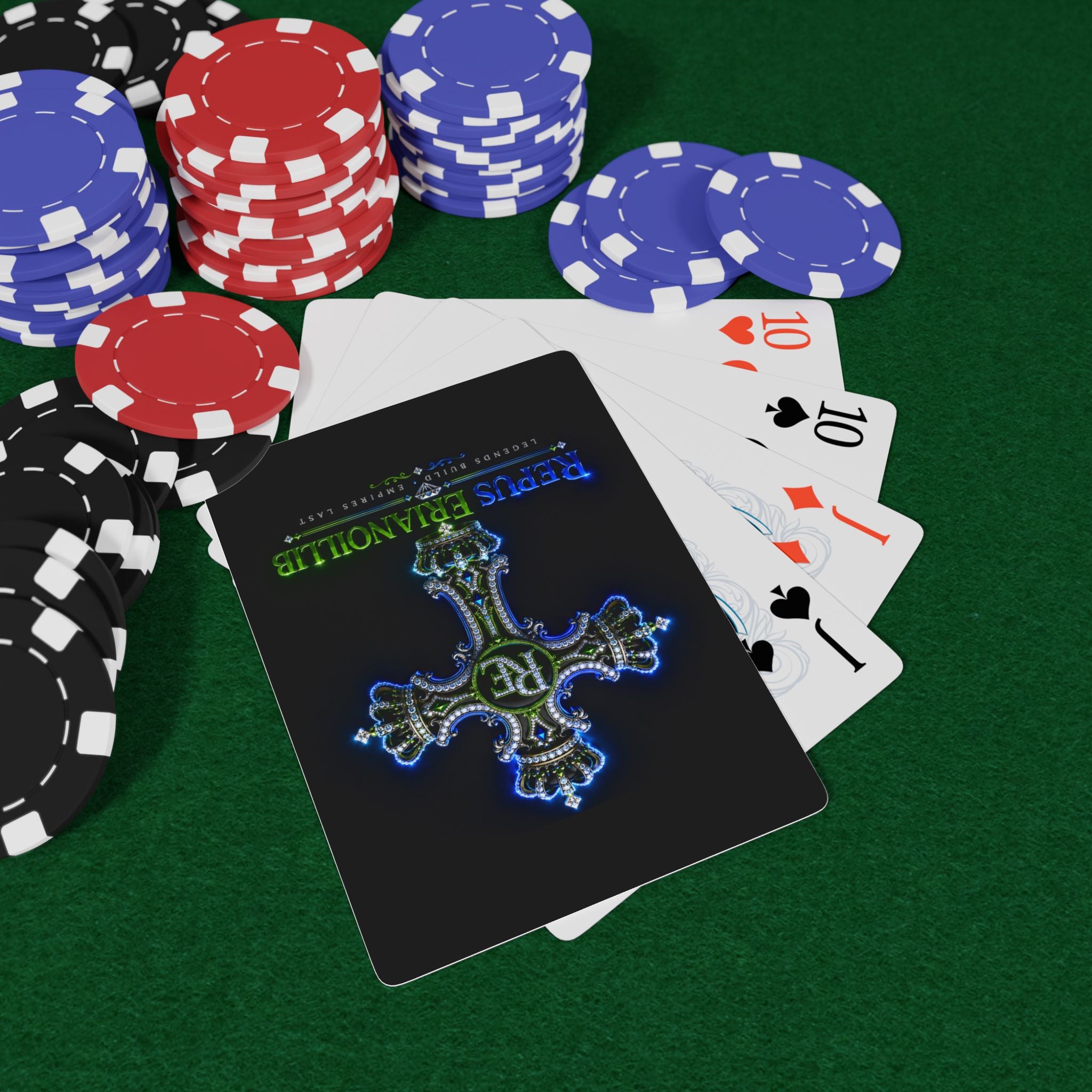 THE RE EMPIRE COLLECTION REPUS ERIANOILLIB® CHAPTER I THE RE EMPIRE COLLECTION First Edition Legends Build. Empires Last. Poker Playing Card Deck For Gamers & Collectors
