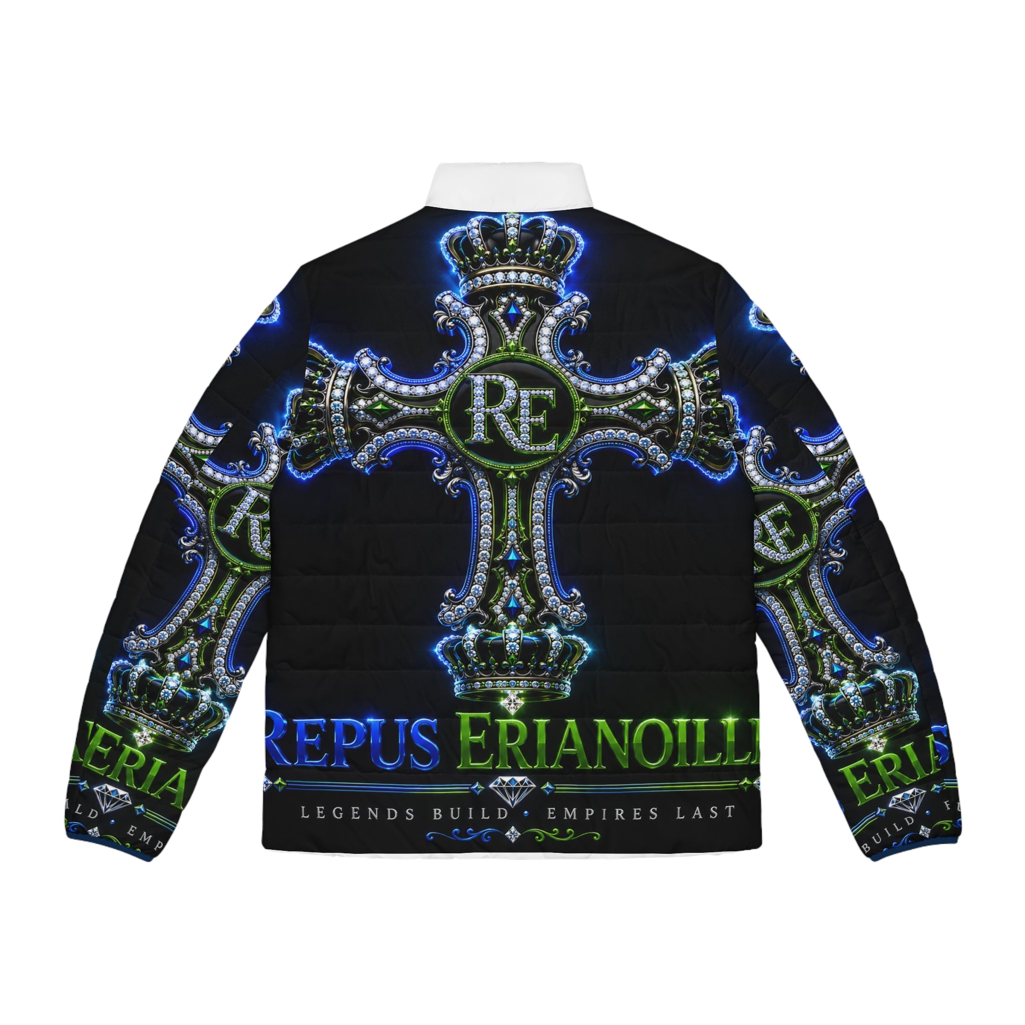 THE RE EMPIRE COLLECTION REPUS ERIANOILLIB® CHAPTER I THE RE EMPIRE COLLECTION First Edition Legends Build. Empires Last. Men's Puffer Jacket