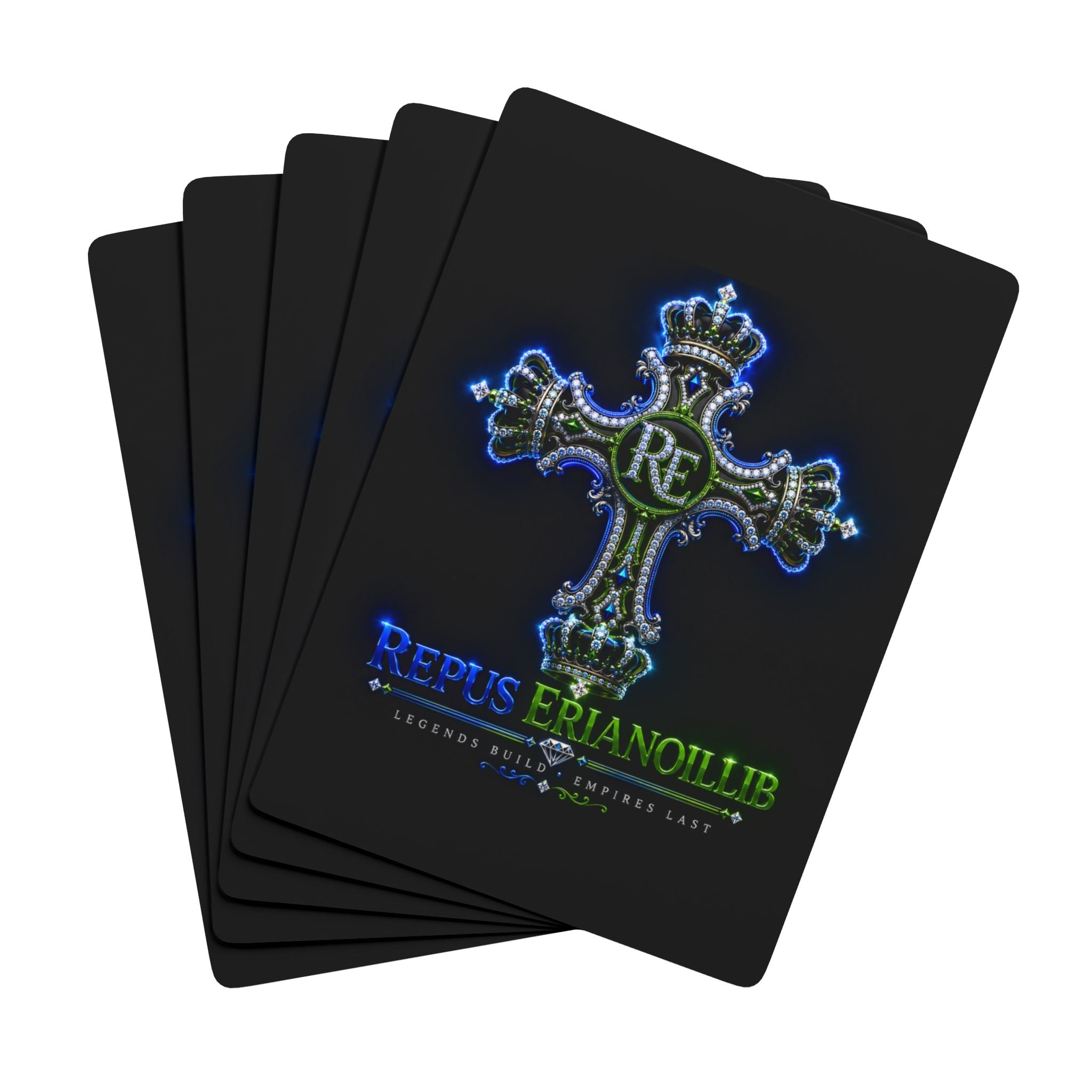 THE RE EMPIRE COLLECTION REPUS ERIANOILLIB® CHAPTER I THE RE EMPIRE COLLECTION First Edition Legends Build. Empires Last. Poker Playing Card Deck For Gamers & Collectors