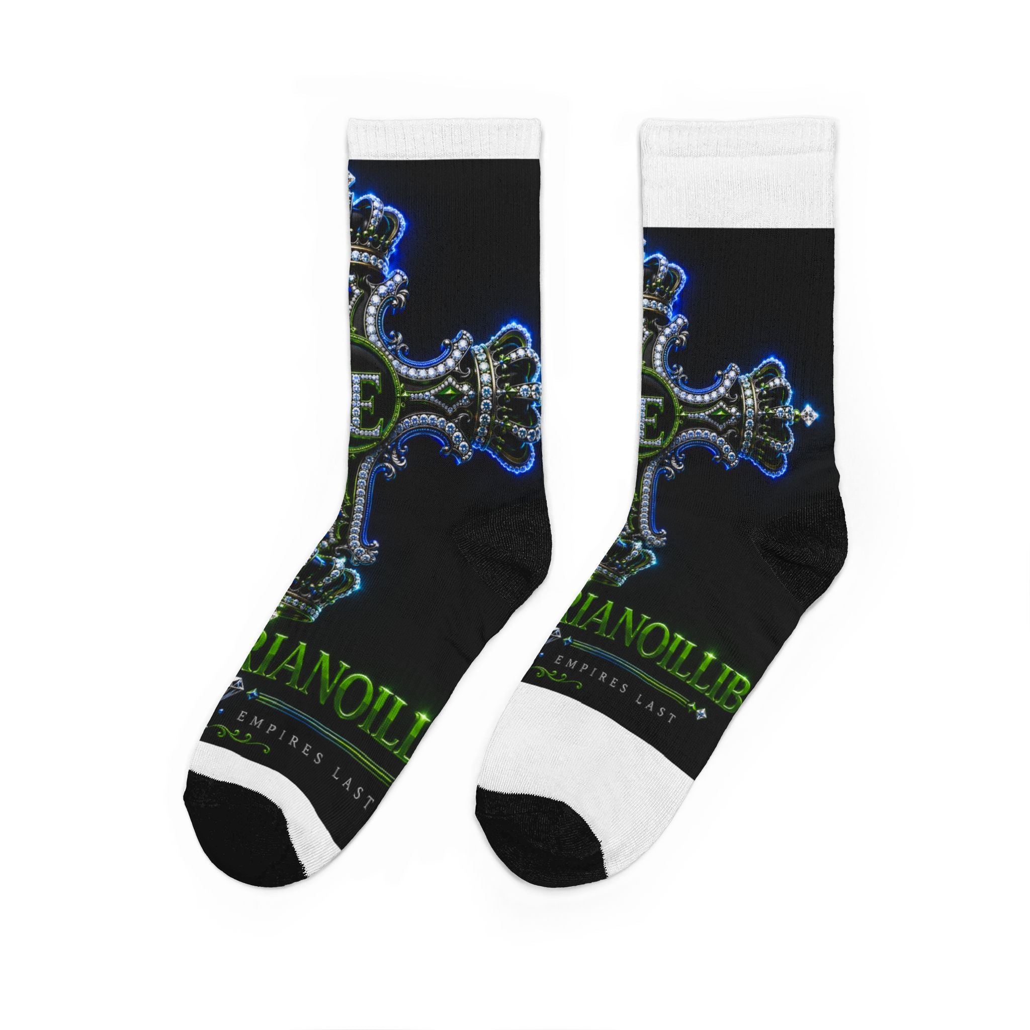 THE RE EMPIRE COLLECTION REPUS ERIANOILLIB® CHAPTER I THE RE EMPIRE COLLECTION First Edition Legends Build. Empires Last. Neon Cross Graphic Padded Crew Socks